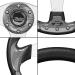 Roykaw Golf Cart Steering Wheel Hub Adapter - EZGO Club Car Yamaha Style 2 (Black) - Buy Online on GoSupps.com