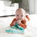 Dr. Brown's Lovey Blanket with Beaded Ring Teether and HappyPaci Silicone Pacifier in Green - Shop Now - Buy Online on GoSupps.com