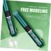 OHPHCALL 3pcs Curling Iron Mini Hair Straightener Travel Curling Wand Hair Curler Abs Green 21X4X3.5CMx3pcs Greenx3pcs - Buy Online on GoSupps.com