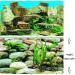 Hidom Aquarium Background Poster Double Sided - Height 19" / 50cm - Length 4 FT / 122cm - Two Scenic Pictures displaying Aquatic Backdrops - DS 500-9023/9025 - Buy Online on GoSupps.com