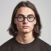 London Mole Eyewear - Stylish Round Reading Glasses | Unisex Cool Readers with Spring Hinges | Matt Black 1.5x - Buy Online on GoSupps.com