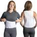 Brace Direct Full Back Support Soft TLSO - Neck Shoulder and Back Pain Relief Lumbar Support Posture Correction - Can Be Worn Under Clothing - For Men & Women