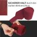 Fleece Horse Bandages with Velcro Fastener - 4 Set in Bordeaux with Storage Bag | Ideal for Pony Care - Buy Online on GoSupps.com