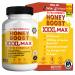 Honey Boost XXXL Max Extra Strength Supplement Organic Maca Root Complex All Natural 60 Capsules Sugar Free Allergen Free (1)