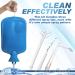 CLEANSTREAM Deluxe Shower Enema Kit for Men & Women - 13 Pieces Large Capacity Adjustable Valve 5FT Hose 3 Tips - Easy to Use Blue - Buy Online on GoSupps.com