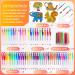 Soucolor Gel Pens for Adult Coloring Books - 120 Pack with 60 Colored Gel Pens, 60 Refills, Travel Case - High Quality Art Markers Set for Drawing, Journaling, Scrapbooking - Buy Online on GoSupps.com