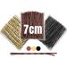 Mbmomnus 150pcs Hair Clips Women 7cm/2.75in Bobby Pins Long Kirby Grips Girls Hair Pins Metal Hair Accessories Ideal for All Types Makeup & Hair Styling (Black Brown Gold) 7cm-150Pcs Colorful