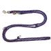 Dogeline Double-leash exercise line for medium dogs up to 45 kg over 39 colors very stable (2.80 m trampa) 2.80 m black-red-blue fir