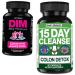 Saint Mingiano 15 Day Cleanse Colon Detox & Repair - with - DIM Supplement 300 mg