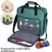 BAGLHER Embroidery Storage Bag - Large-Capacity Multifunctional Project Bag in Green - Shoulder Strap, Perfect for Embroidery Thread and Consumables - Bag Only - Buy Online on GoSupps.com