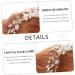 minkissy Pearl Hair Comb Hair Jewels Girls Barrettes for Hair Bridal Girls Tiara Prom Hair Accessories Hair Clips for Girls Rhinestone Hair Comb Bride Headband Crystal Wedding - Buy Online on GoSupps.com