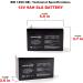 Buy 12V 9Ah Rechargeable SLA Battery - Nut & Bolt Terminal BW1290 for Generator Jump Starter & Lawn & Garden - Fast International Shipping - Buy Online on GoSupps.com