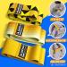 Amonax Fabric Resistance Bands - Women's Glute Bands - Elastic Workout Equipment for Legs & Butt - Yellow - Buy Online on GoSupps.com