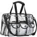 Nanshy Clear Makeup Bag for Artists | Large Travel Organizer with Zipper Handles & Compartments | Durable PVC Storage Solution - Buy Online on GoSupps.com