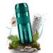 NORTH SHELL water filter outdoor | 500ml | Survival | Hiking | Travel | Reliably removes 99.99% of pollutants | green