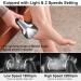 Rechargeable Electric Foot File Callus Remover Kit - 4 Roller Heads, LCD Display, 2 Speeds - Wet & Dry Pedicure Tool for Hard Skin, Cracked Heels, Dead Skin - Callus Shaver Included - Buy Online on GoSupps.com