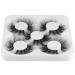 Fanxiton 5 Pairs 18mm Fluffy Mink Eyelashes - Natural and Dramatic Faux 5D Volume Lashes - Buy Online on GoSupps.com