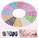 Subay 2500Pcs Nail Art Rhinestones Kit - 12 Colors, 3 Size Gems & Crystals in Storage Organizer Box - Tweezer, 2 Wax Pencils - Multicolor Rhinestones Set - Buy Online on GoSupps.com