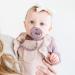 MumEZ 2 PCS Premium Silicone Dummy Clip Set - BPA Free Pacifier Chains for Boys and Girls - Apricot and Sage Color Combo - Buy Online on GoSupps.com