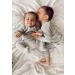 DreamBuy Ribbed Cotton Zip Up Baby Sleepsuits - Unisex Newborn Clothes 0-3 Months, Dove Grey - Buy Online on GoSupps.com