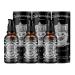 Charlemagne Bart l 3 Set - Vegan Bart l Leather fragrance - Bart oil made in germany beard oil men - Natural beard care oil stimulates the beard growth - beard care men Beard oil vegan