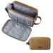 Toiletry Bag for Men BAGSMART Travel Toiletry Organizer Dopp Kit Water-Resistant Shaving Bag for Toiletries Accessories Khaki Canvas Khaki Canvas -Medium