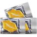 Permotary 30 Pieces Gold Gel Collagen Lip Mask Crystal Lip Pads For Moisturizing, Anti-Wrinkle, Anti-Aging, Firms & Hydrates Lips Aureate