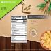 Sun Dried Pineapple Chunks with Sugar | 16oz Resealable Bag | Sweet Dehydrated Fruit Snack | All Natural & Vegan | Kosher Certified - Buy Online on GoSupps.com