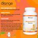 Orange Naturals - Magnesium Glycinate Supplement - 200mg 180 v-caps - For Healthy Bones Teeth Proper Muscle Function Pressure Relief & Promote Sleep Relaxation - Vegan - Highly Absorbable Form - Non GMO 180 count (Pack of 1) 200 mg - Buy Online on GoSupps.com