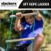 Slackers 8ft Rope Ladder: Outdoor Ninja Warrior Training Equipment for Kids - Perfect for Backyard Obstacle Courses - Ages 5 - Buy Online on GoSupps.com
