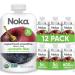 Noka Superfood Fruit Smoothie Pouches, Healthy Snacks (Cherry Acai) Pack of 12, Vegan, Gluten-Free, with Flax Seed, Prebiotic Fiber & Plant Protein, Organic Squeeze Pouch 4.22oz Each 4.22 Ounce (Pack of 12)