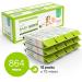 Baby Green Wipes Unscented Compostable Biodegradable and Organic Value Pack (12 Packs of 72) 864 for Sensitive Skin 72 Count (Pack of 12) - Buy Online on GoSupps.com