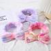spa headband three-piece headband for washing face face wash headband makeup headband skincare headband face wash bow headband (Gradient Purple Pink and White) - Buy Online on GoSupps.com