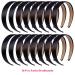 Anezus 16 Pcs Satin Headbands Bulk 1 Inch Anti-Slip Black Ribbon Hair Bands for Women and Girls - DIY Craft Hair Accessories - Buy Online on GoSupps.com