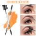Professional Eyebrow Brush and Comb Set - 2 Pieces for Precise Application | Thin Angled Eyebrow & Eyeliner Brushes - Perfect for Flawless Brows (White) - Buy Online on GoSupps.com