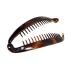 Parcelona French Curved Medium Tortoise Shell Celluloid Ponytail Holder Banana Hair Clip Interlocking No Slip Grip Banana Hair Clip for Women and Girls  Made in France
