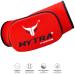 Mytra Fusion Padded Elbow Brace | Elbow Protector & Support Sleeve for Injury Relief | Elasticated Farabi Arm Support for Tennis & Golfer's Elbow Recovery | L/XL Red - Buy Online on GoSupps.com