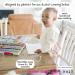 Bubba Bear Long Sleeve Weaning Bib Set | Waterproof Toddler Feeding Apron Cape | Snow Leopard Design | Ages 6 Months - Buy Online on GoSupps.com