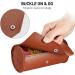 Large 2 Times a Day Weekly Pill Organizer with PU Case - Rainbow Brown - Buy Online on GoSupps.com