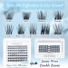 84 Pcs DIY Cluster Eyelash Extensions - Soft Thin Band Individual Lash Clusters (Cloudy D-10mm) - Buy Online on GoSupps.com