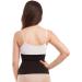 GABRIALLA Milk Fiber Breathable Body Shaping Abdominal and Back Support Binder BSM-705 Black Large - Buy Online on GoSupps.com