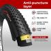 Fincci 26x2.10 Foldable XC Cross Country Tires - Pack of 2 | Mountain MTB Hybrid Bike Bicycle | 60 TPI, Nylon Protection | Black - Buy Online on GoSupps.com