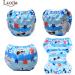 Luxja Reusable Swimming Diaper for Babies (0-3 Years) - Adjustable Washable with Colorful Stars - 2 Pack - Buy Online on GoSupps.com