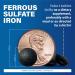 Major Ferosul - Ferrous Sulfate 325mg Tablets with 65mg of Elemental Iron - Iron Supplement for Women Men - Green - 100 Tablets (3 Pack) - Buy Online on GoSupps.com