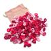 200 Mini Hair Ponios Baby Girls Toddlers Hair Accessories Hair Bobbles Elastics Soft with Linen Storage Bag (Pink Tones)
