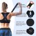 MYSEXY Posture Corrector Upper Back Brace for Women and Men - Pain Relief Belt for Neck, Shoulder, and Back Support - Spine Straightener Breathable Design - Adjustable and Upgraded - Black - Buy Online on GoSupps.com