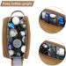 BAGSMART Men's Travel Toiletry Bag Organizer - Water-Resistant Dopp Kit for Shaving & Toiletries - Khaki Canvas - Medium - Buy Online on GoSupps.com