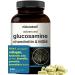 Glucosamine Chondroitin MSM Supplement 240 Capsules | 10-in-1 Joint Supplements for Men & Women with Hyaluronic Acid Collagen Glucosamine Sulfate Turmeric Boswellia & More Non-GMO Glucosamine with Turmeric 240 Count (Pack of 1)