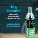 Genuine Innovations G2153 Threaded Bicycle CO2 Cartridges 16g - Pack of 6 - Buy Online on GoSupps.com