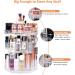 DreamGenius 360 Rotating Makeup Organizer 7-Layer Cosmetic Storage Case | Clear Acrylic Display for Jewelry, Brushes & Lipsticks - Buy Online on GoSupps.com